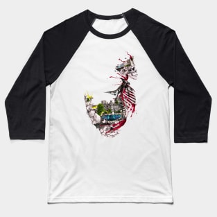 Legendary Skull Island Baseball T-Shirt